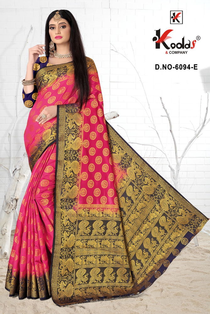 Manisha 6094 Silk Wear Designer Festive Wear Silk Saree Collection
