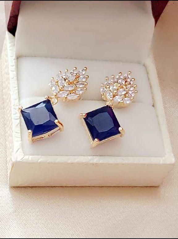 AD Diamond Earrings Wholesale Shop In Surat