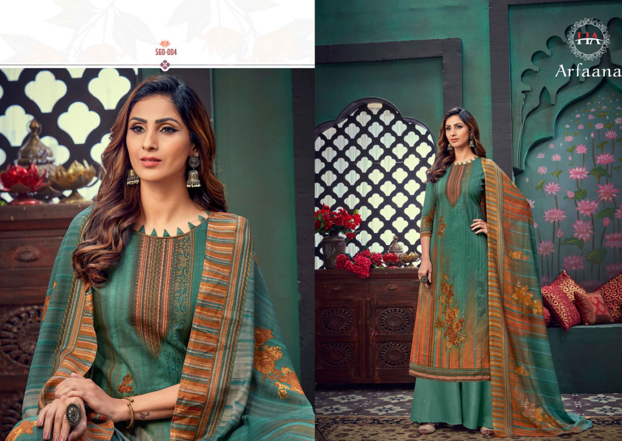 Harshit Arfaana Latest Fancy Regular Wear Digital Printed Designer Cotton Dress Material Collection