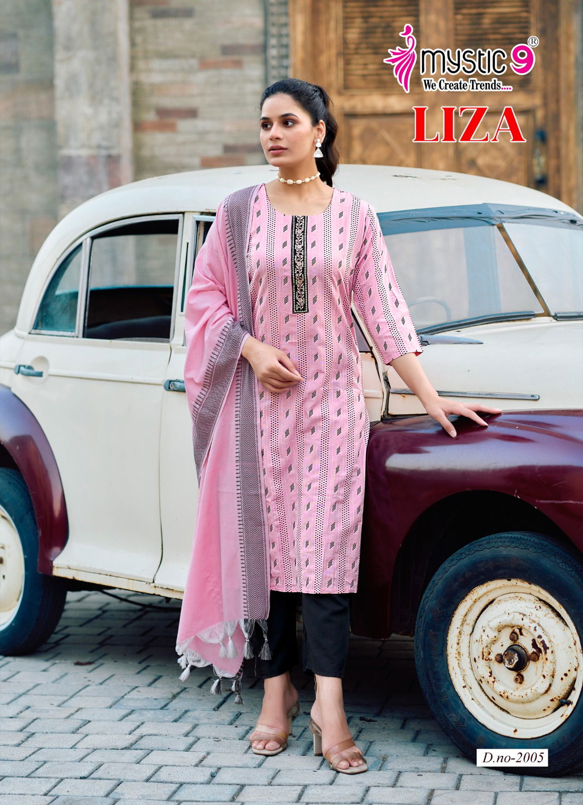 Liza Vol 2 By Mystic 9 Cotton Kurti With Bottom Dupatta Wholesale In Delhi