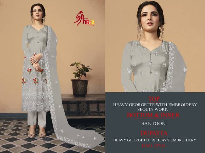 Shree Tex 137 Series Latest Fancy Designer Festive Wear Heavy Georgette  Pakistani Salwar Suits Collection