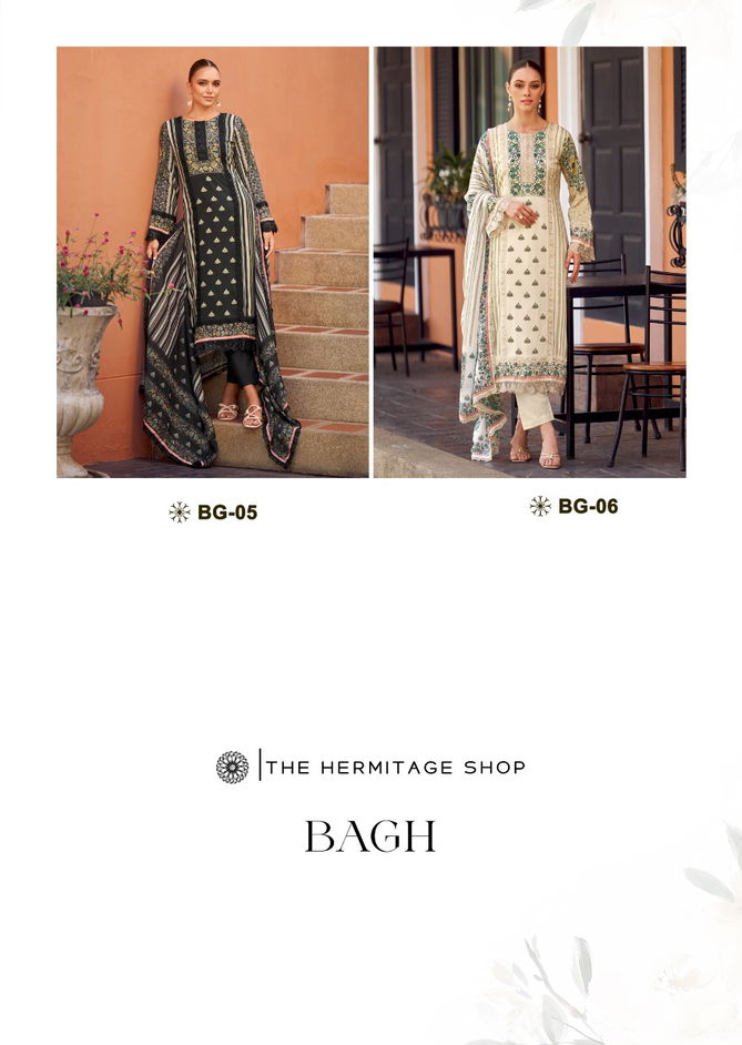 Bagh Edition 2 By The Hermitage Shop Jam Satin Dress Material Suppliers In India