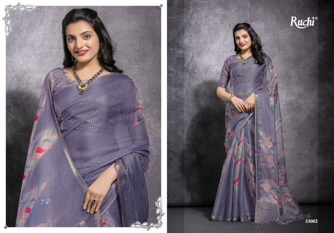 Kamyaa By Ruchi Linen Silk Printed Wholesale Saree Suppliers In Mumbai