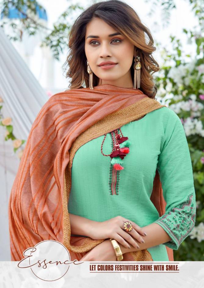 KOODEE SAHELI VOL-8 Latest Fancy Designer Heavy Festive Wear Pure Nylon Viscose With Stripe Embroidery And Khatli Work Salwar Suit Collection
