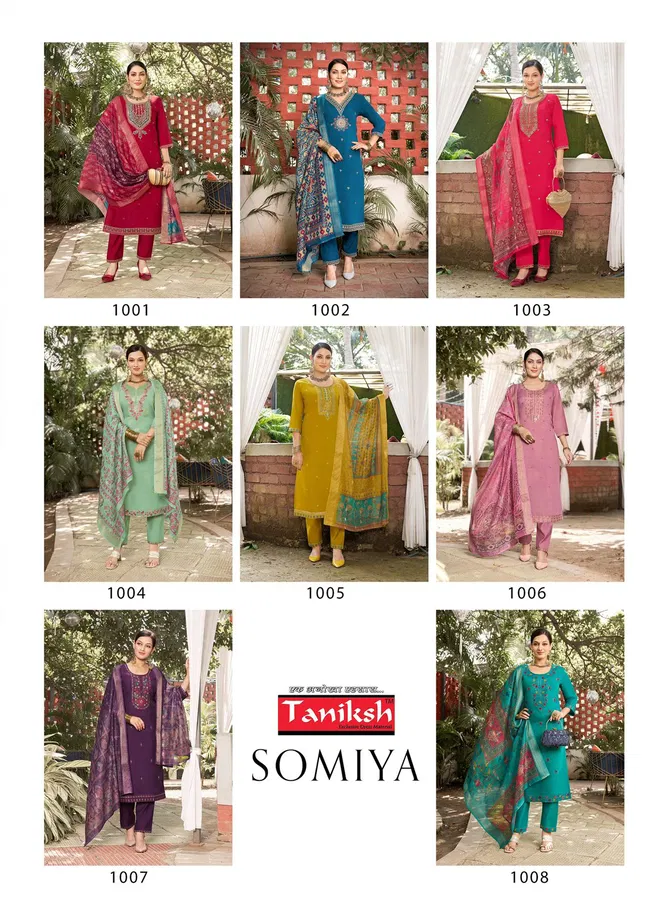 Somiya Vol 1 By Taniksh Kurti With Bottom Dupatta Wholesalers In Delhi