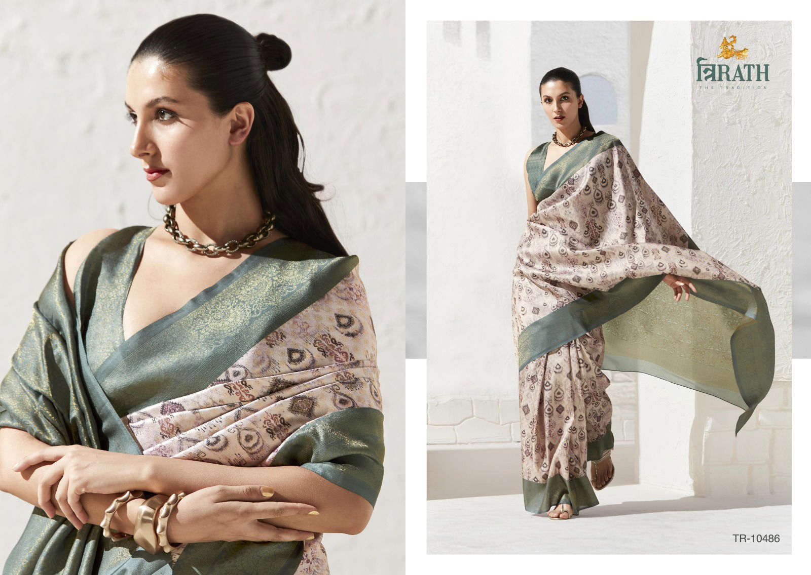 Satvik Vol 2 By Trirath Art Silk Daily Wear Saree Suppliers In India