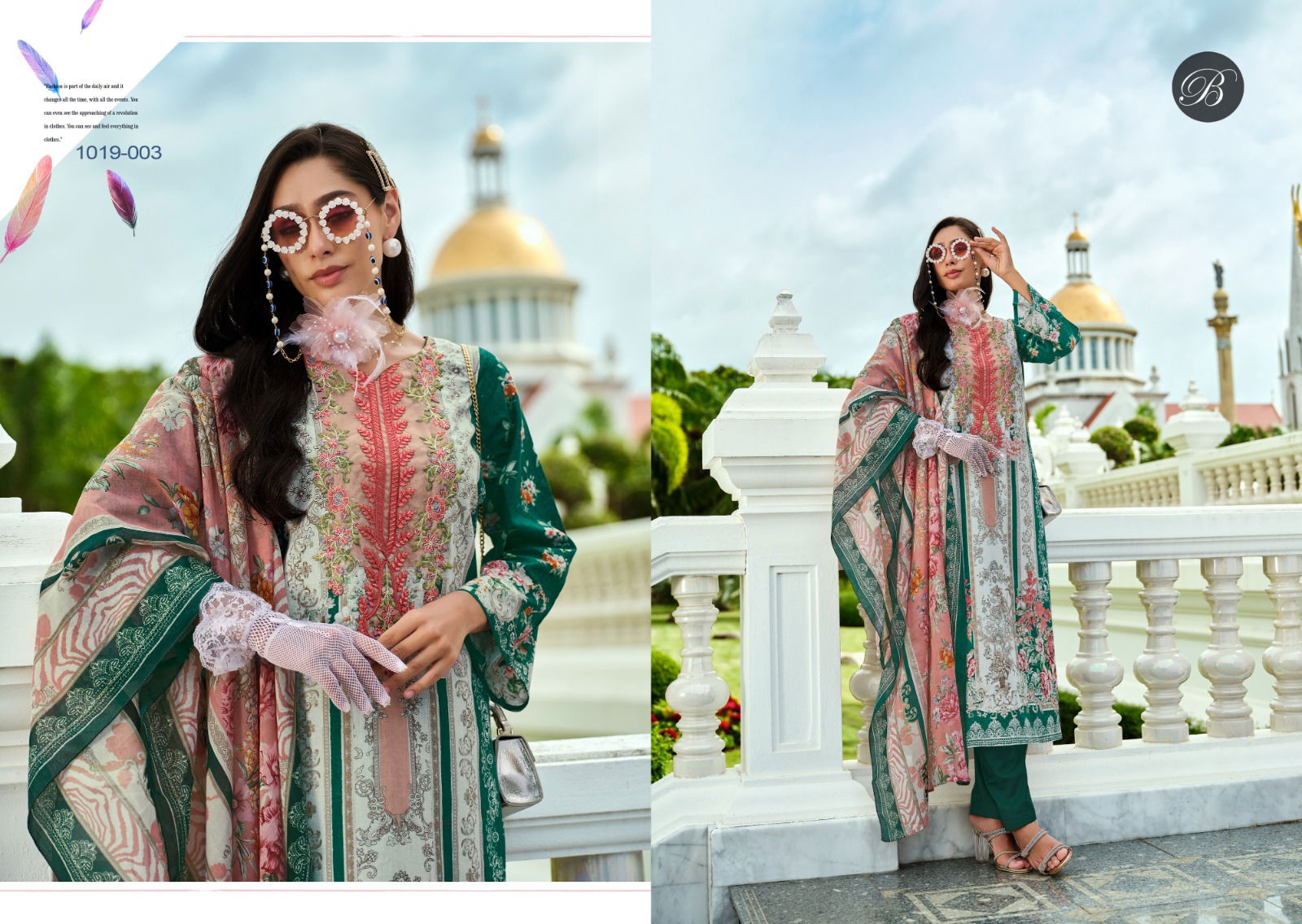 Naira Vol 88 By Belliza Cotton Printed Dress Material Exporters In India