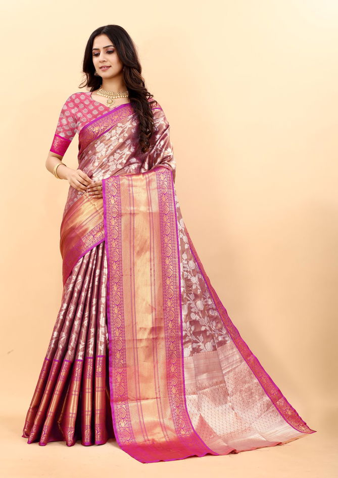 Meera 64 New Designer Ethnic Wear Banarasi Silk Designer Saree Collection