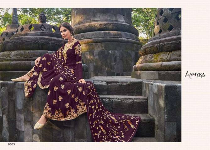 Amyra Celebrity Launch Of Bridal wedding Wear Salwar Suit With Heavy Designer Embroidery and Diamond Work 