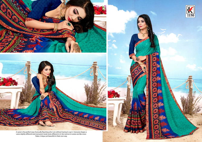 Lakire 1 Casual Daily Wear Renial Printed Designer Saree Collection
