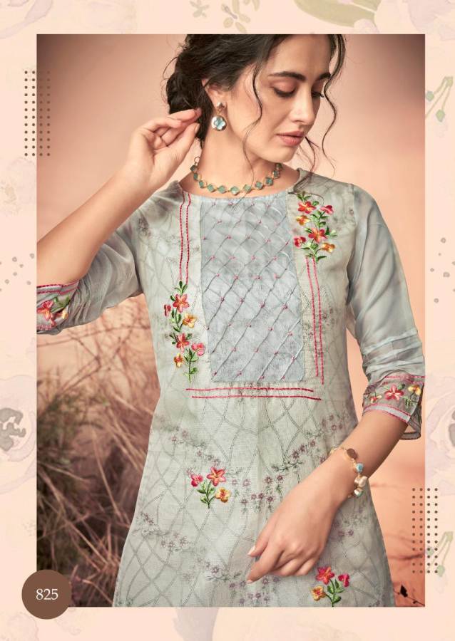Vink Platinum Latest Stylish Festive Wear Handwork and Embroidery Work Kurtis With Bottom Collection 