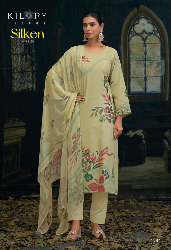 Silken By Kilory Lawn Cotton Digital Printed Salwar Kameez Online Wholesale