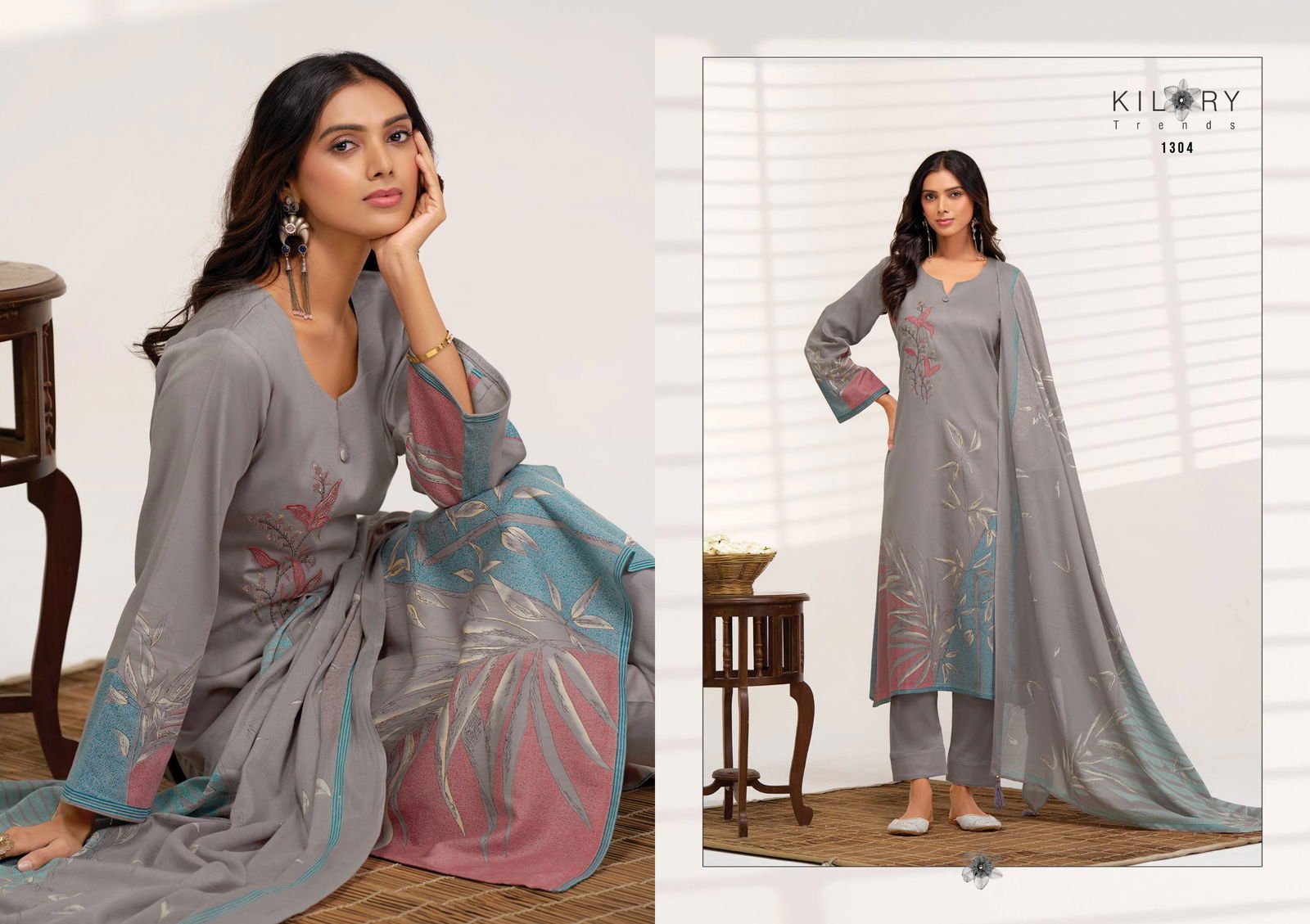 Ruhani By Kilory Jam Cotton Printed Salwar Kameez Suppliers In India