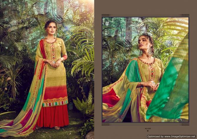 Julia By Belliza Pure Pashmina Woollen Dress Material Wholesale In India