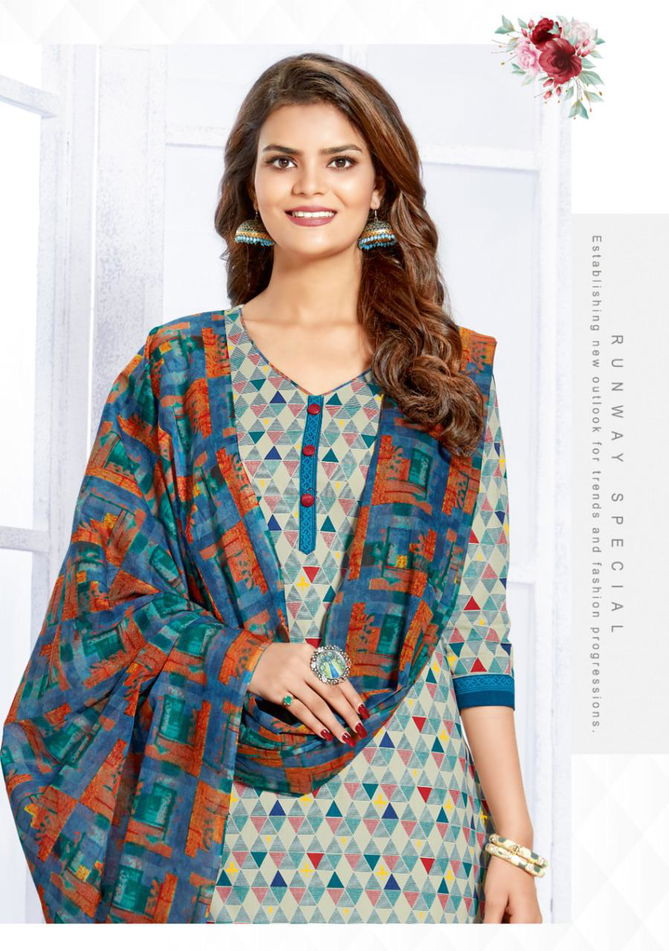 Mfc Shilpa Patiyala 1 Latest Fancy Designer Regular Casual Wear Cotton Printed Dress Materials Collection
