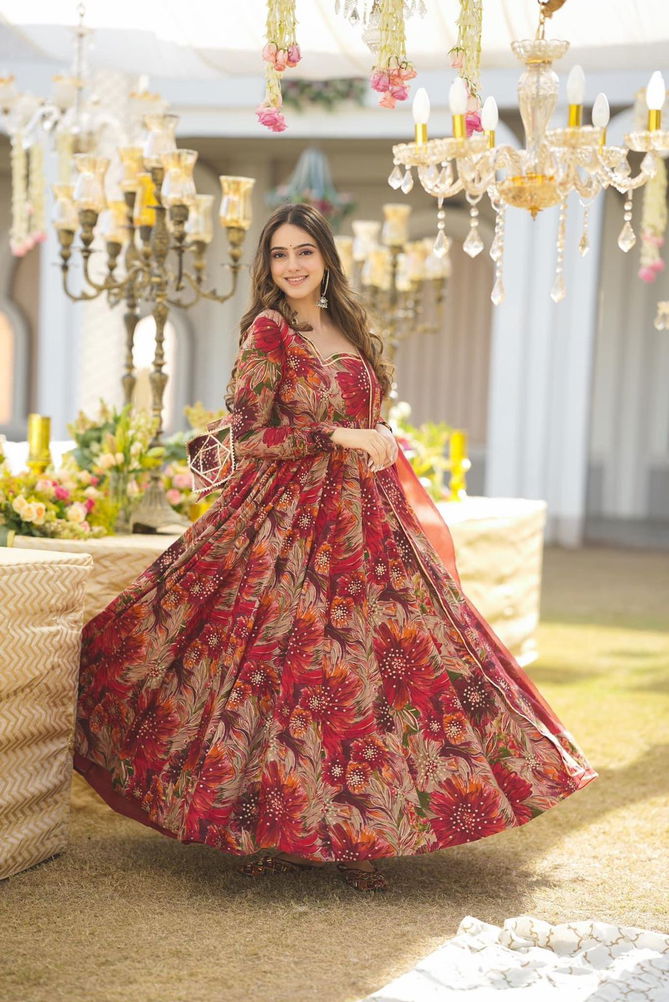 DC G41 Digital Printed Anarkali Readymade Suits wholesale market Surat