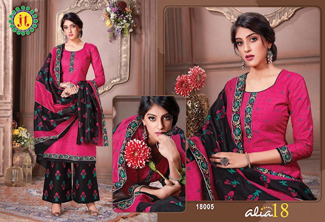 Jt Alia 18 Fancy Casual Daily Wear Printed Cotton Dress Material Collection