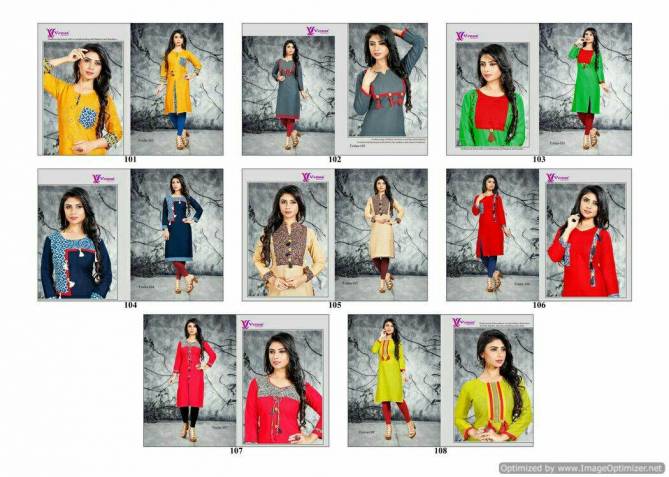 Trisha Vol-1 Designer Stylish Casua Wear Long Sleeves Kurti Collection