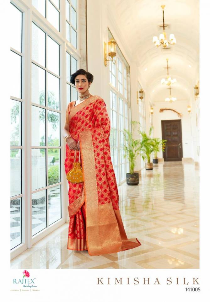 Rajtex Kimisha New Rich Look Designer Wedding Wear Part Wear Saree Collection 