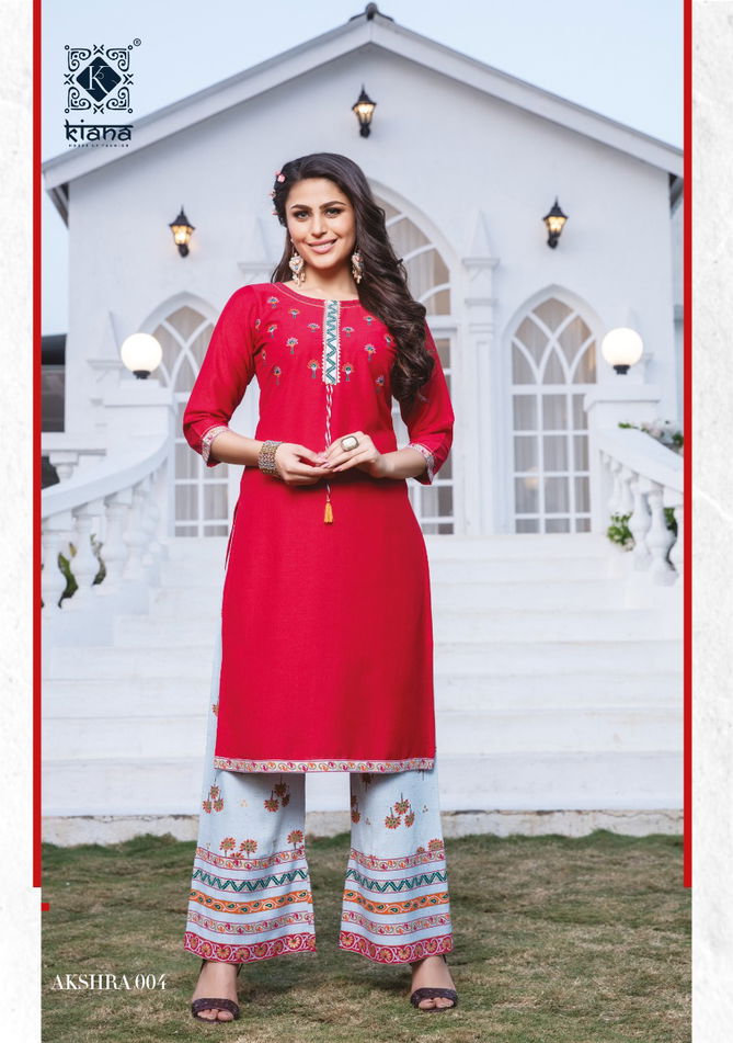 AKSHRA Latest Fancy Designer Festival Wear Classy Cotton Printed  Kurti With Bottom Collection