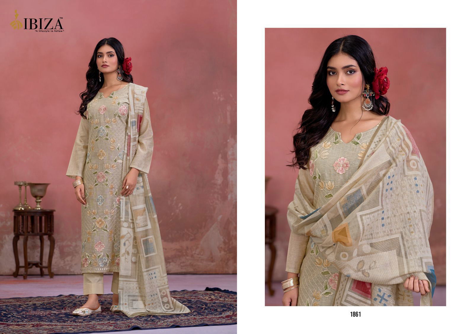 Flamingo by Ibiza Embroidered Fancy Salwar Kameez Collection