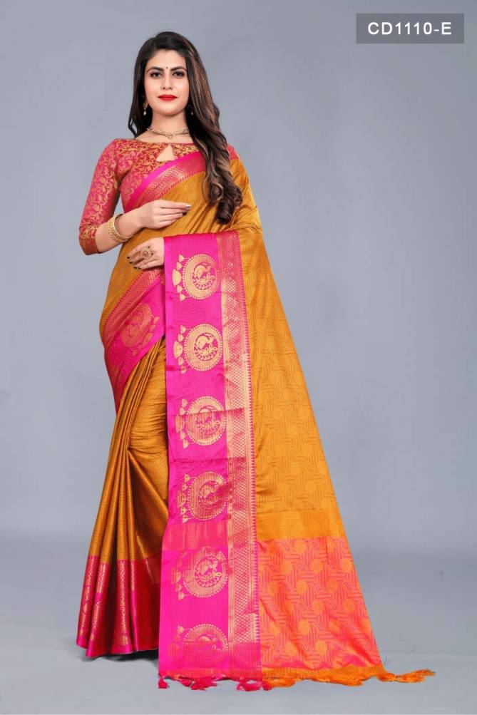 Rich Pallu 1110 New Ethnic Wear Cotton Silk Latest Saree Collection
