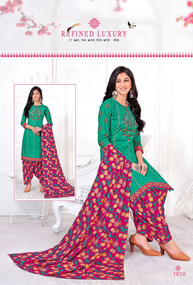 Bindee Creation Kudi Patiyala Latest pure Cotton Printed Dress Material 