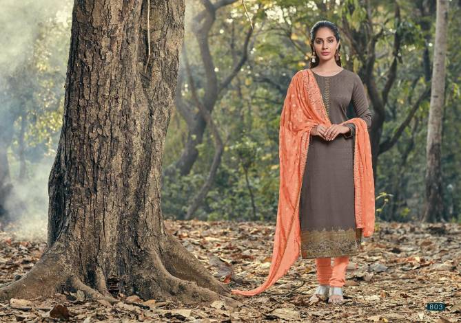 Kasmeera Jasmin Latest Designer Ethnic Wear Soft Cotton With Digital Printed Dupatta Dress Material Collection
