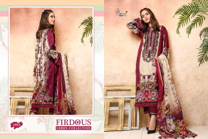 Shree Fab Firdous Urban Collection Of Latest Designer Printed Cotton Pakistani Salwar Suit 