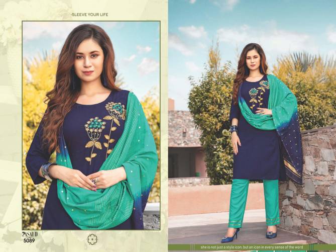PASAND Fancy Latest Designer Heavy Festive Wear Rayon Hand Work With Fancy Dupatta Salwar Suit Collection