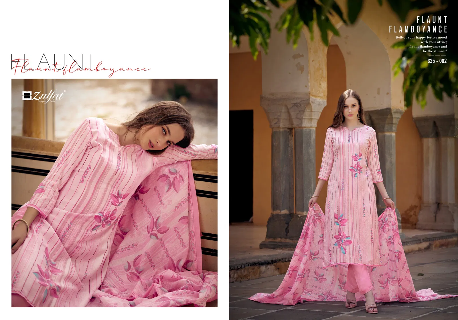 Siya By Zulfat Pure Cotton Printed Dress Material Wholesale Orders In India