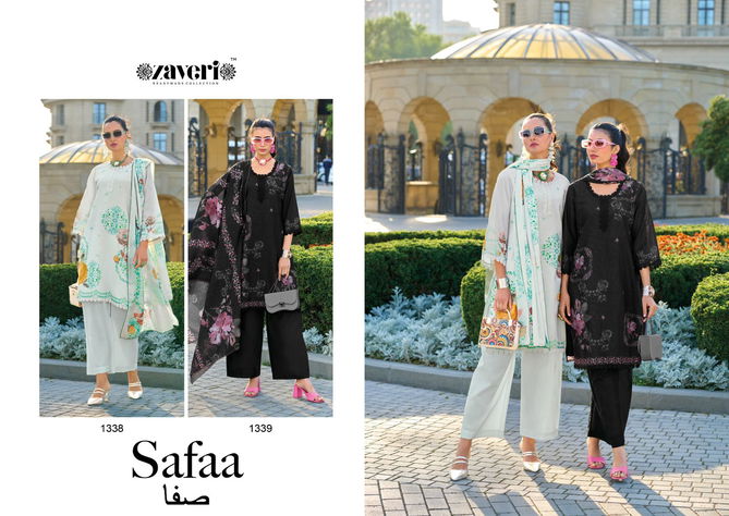 Safaa By Zaveri Cotton Digital Printed Readymade Suits Suppliers In India