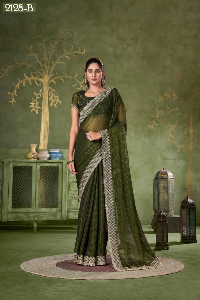 Jayshree 2128 A To D Shimmer Lining Designer Saree Wholesalers In Delhi