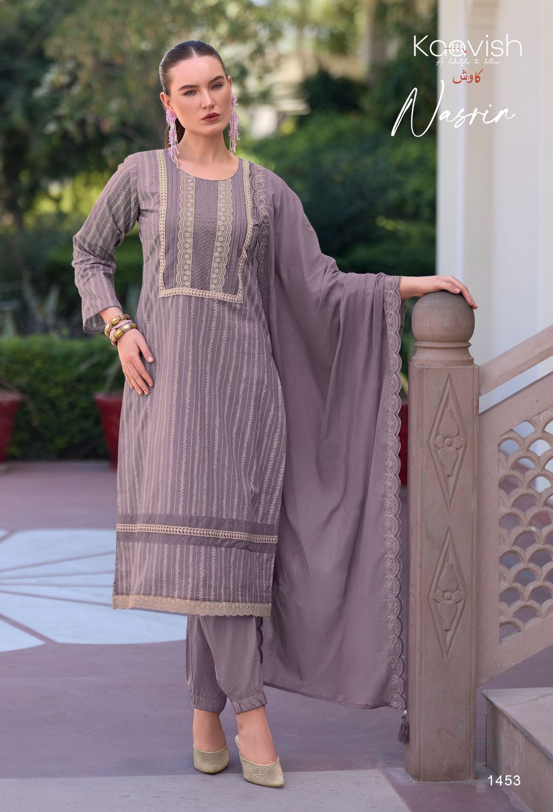 Nasrin By Kaavish Lawn Cotton Digital Printed Salwar Suits Wholesale In India