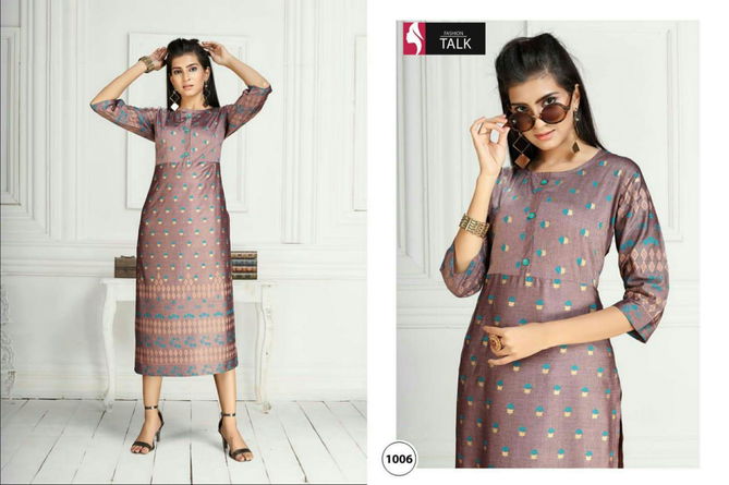 Ft Swiss Latest Fancy Casual Wear Heavy Rayon Printed Designer Kurtis Collection
