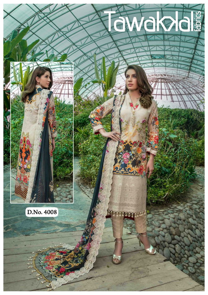 Tawakkal Opulence 4 Karachi Cotton Printed Casual Wear Designer Dress Material Collection
