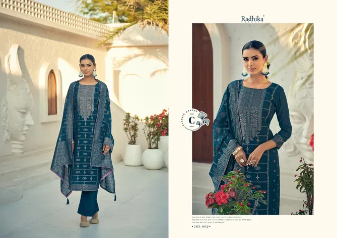 Banarasi Adha Vol 2 By Radhika Azara Cotton Dress Material Wholesale Online