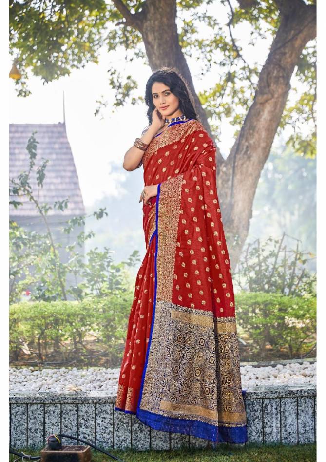 Shangrila Bridal 1 Tradition Designer Festive Wear Zari Silk Latest Saree Collection
