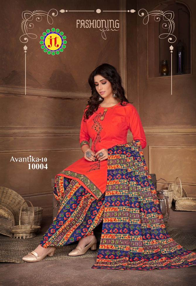 Jt Avantika 10 Latest fancy Regular Wear Printed Readymade Salwar Suit Collection
