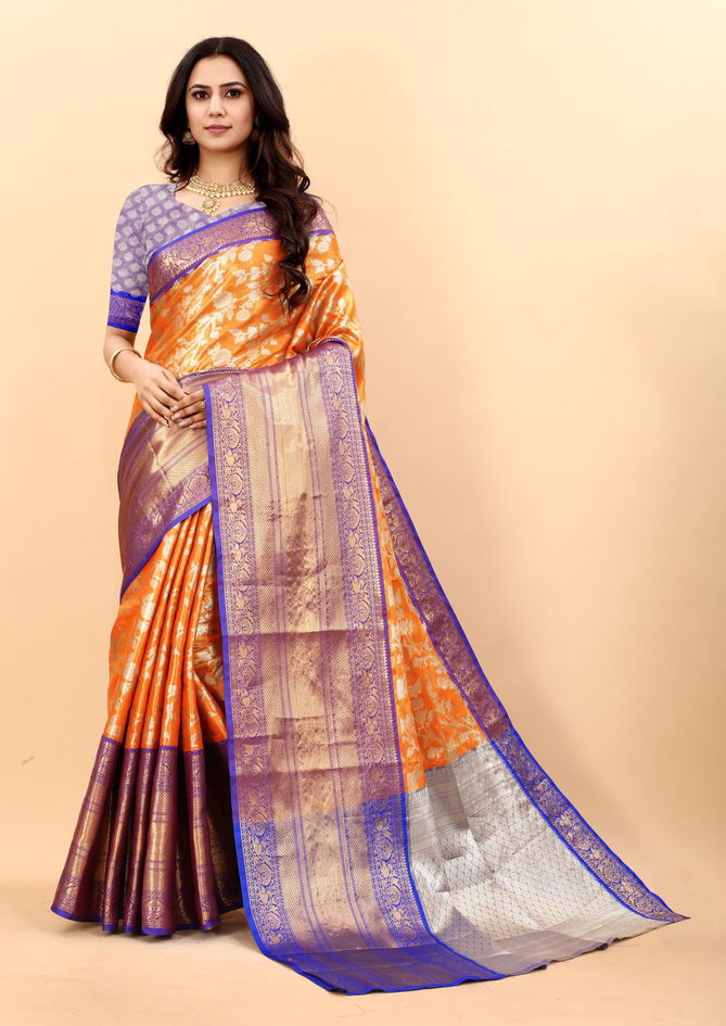 Meera 64 New Designer Ethnic Wear Banarasi Silk Designer Saree Collection