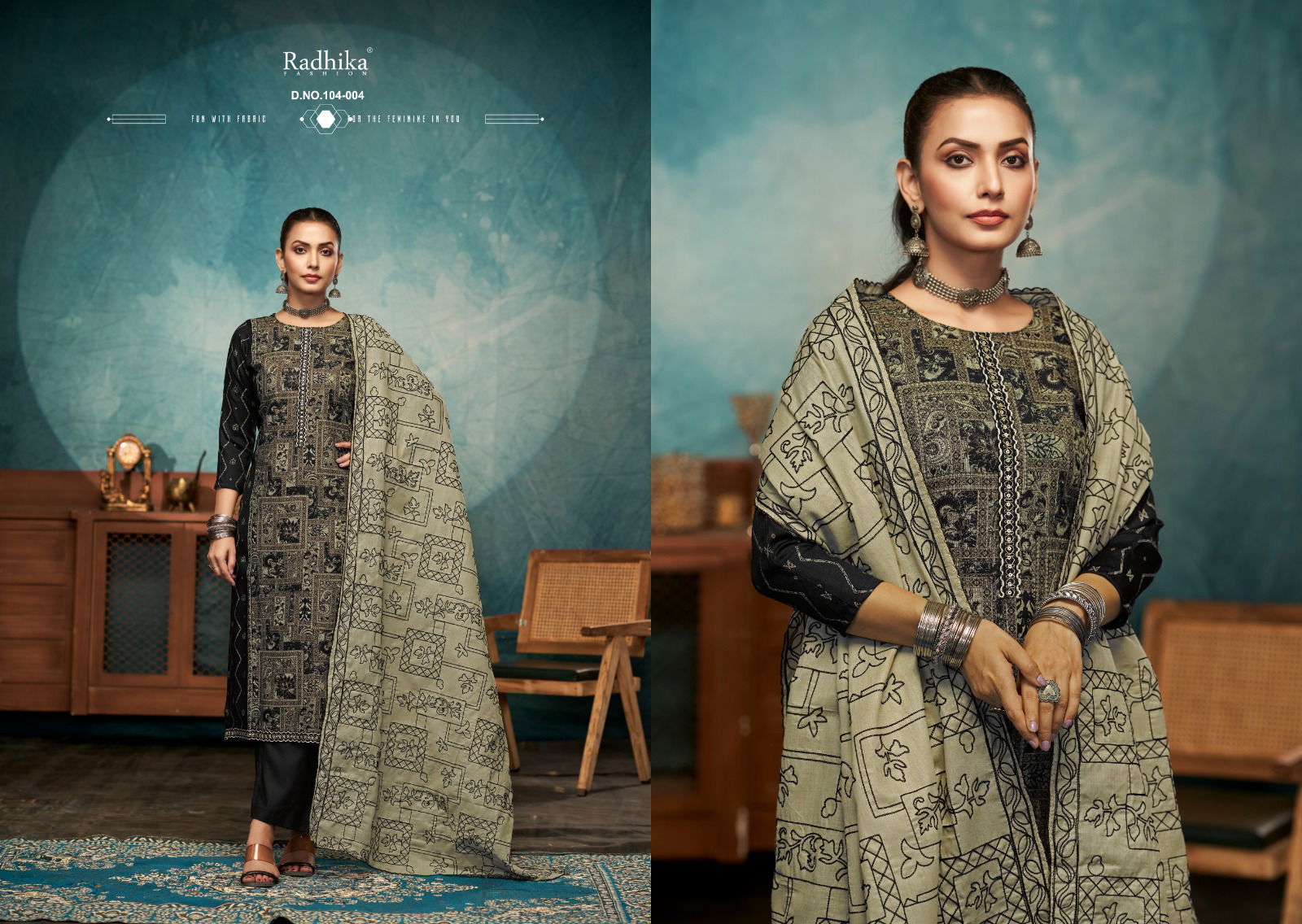 Black Berry Vol 15 By Radhika Azara Printed Cotton Dress Material Exporters In India