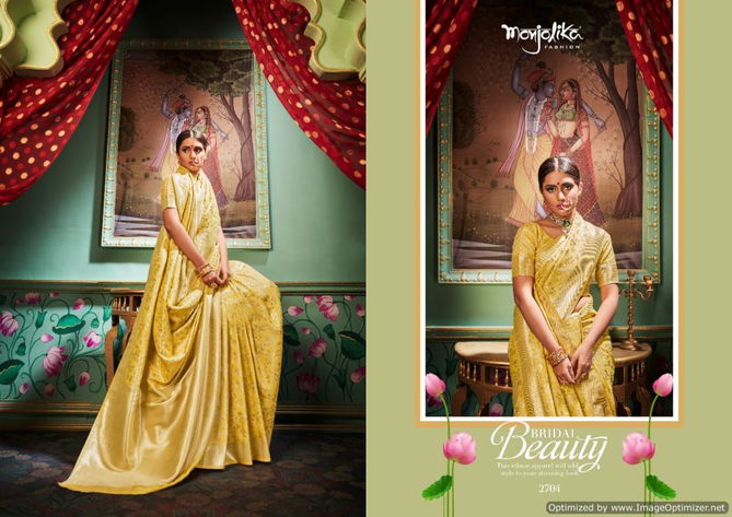 Manjolika Maitri Silk Bridal Wear Designed Banarasi Silk Saree Collection 