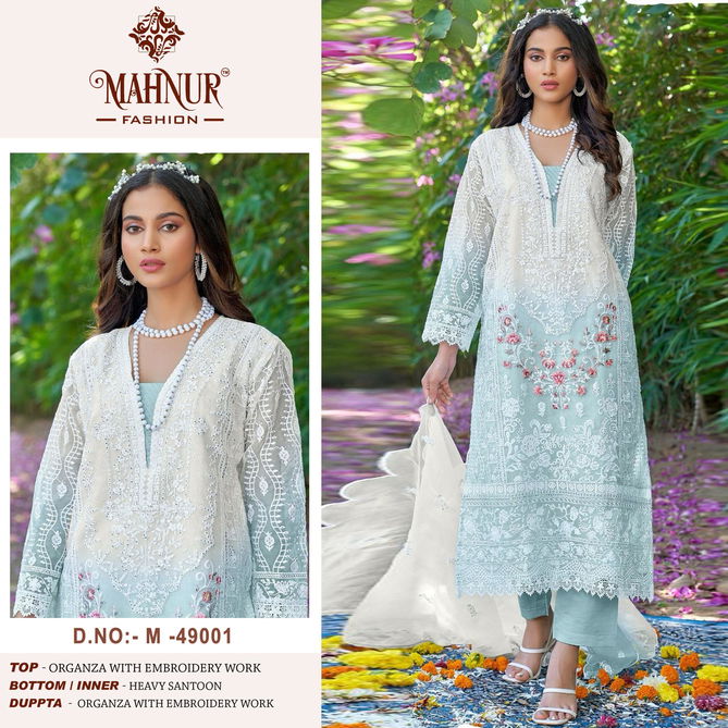 Mahnur Vol 49 Organza Wholesale Pakistani Suits Suppliers In Mumbai