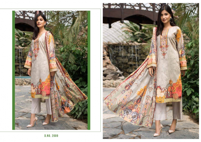 Bin Saeed Yashika Mahnoor 2 Fancy Designer Casual Wear Pure Lawn Cotton Karachi Dress Material Collection
