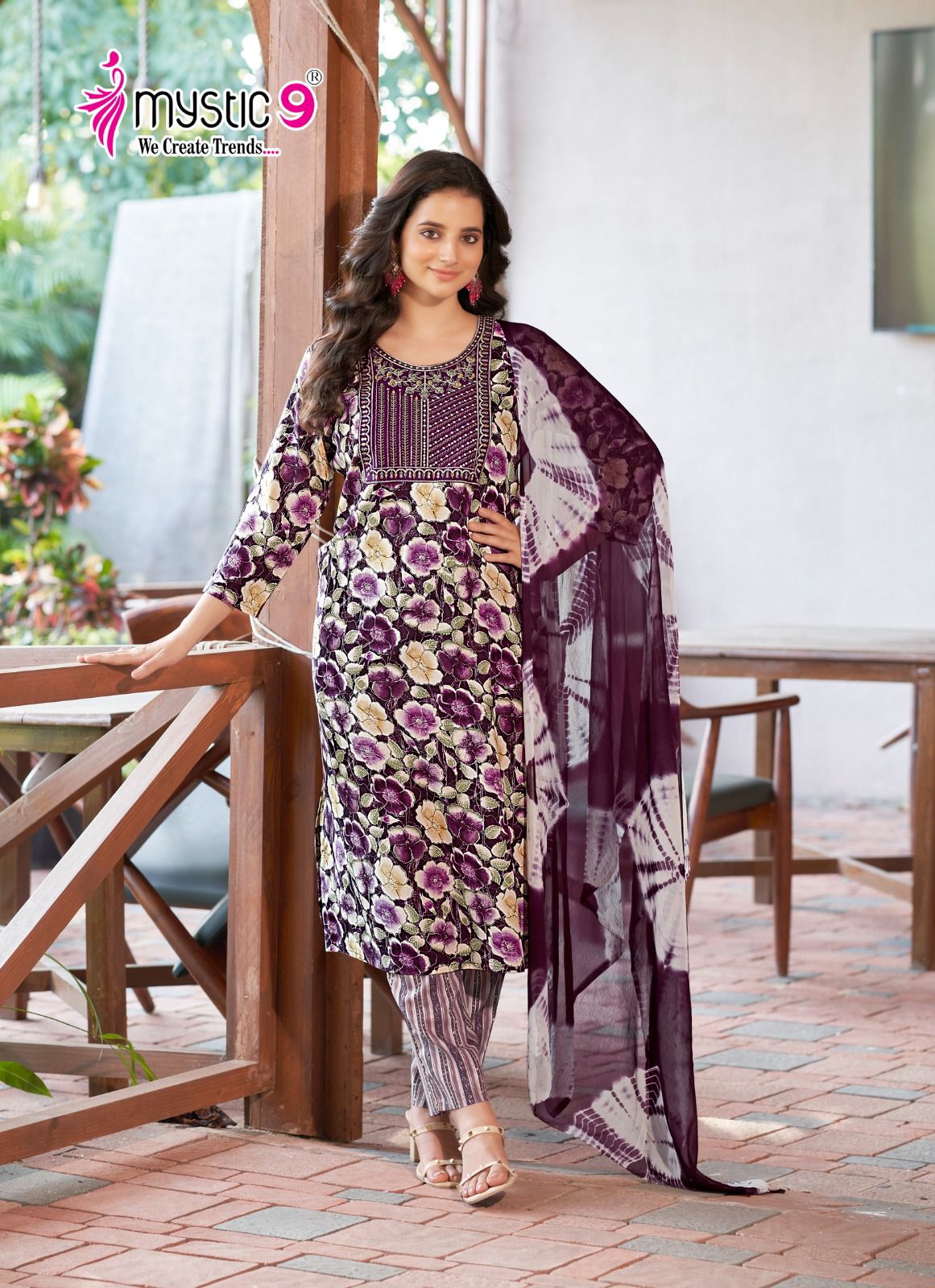 Suman Vol 2 By Mystic 9 Rayon Printed Kurti With Bottom Dupatta Orders In India