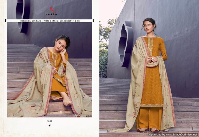 Kaara Makhmali Fancy Designer latest Casual Wear Pure Pashmina Designer Salwar Kameez Collection
