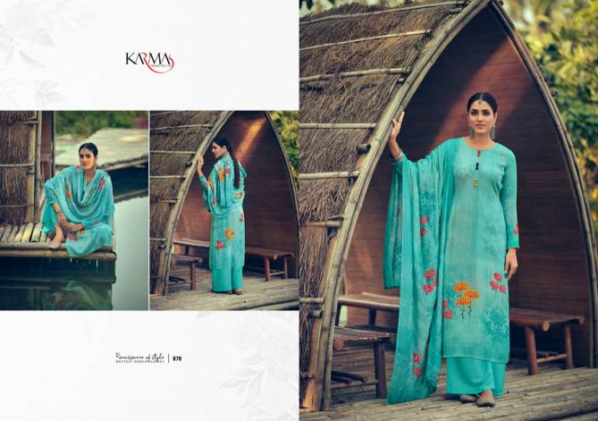 Karma Riwaaz Latest Maslin Embroidery Digital Printed Salwar Kameez Collection 
