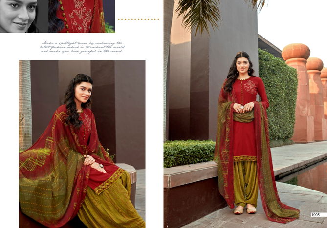 Sweety Pepsi 11 Casual Wear Designer Rayon slub with swaroski work Dress Material Collection
