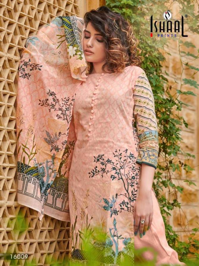 Ishaal Gulmohar 16 Latest Designer Printed Pure Lawn Karachi Dress Material