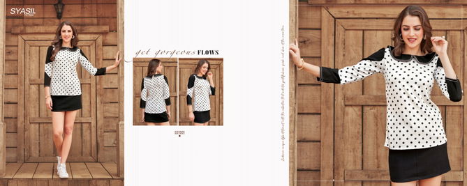 Syasii Summer Beauty Fancy Elegant Latest fancy Heavy Western Ladies Top Collection